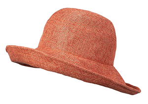 Riviera Textured Woven Big Brim Bucket Hat - Ladies Summer Clearance